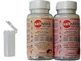 SaltStick FASTCHEWS® Variety 2-Pack - 60 Count Bottles of Peach & Watermelon with Race Ready Tube an