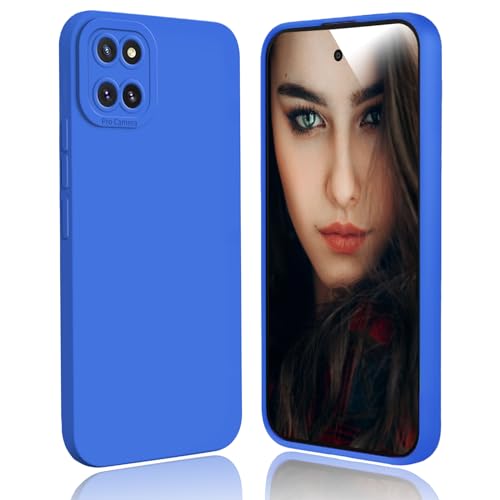 DESSEN Funda para Samsung Galaxy Note 10 Lite Capa - Silicona Carcasa Antigolpes Protector Camara Móvil Case Cover Suave Delgada Bumper Anti-Huellas, Azul Oscuro