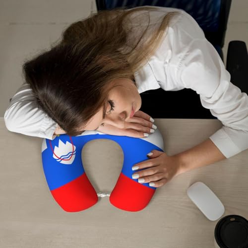 Almohada de viaje espuma viscoelástica tamaño U miniatura 6