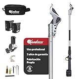 KAMIKAZE KV155. Tijera Eléctrica en altura sin cables. Corte Ø 40 mm. Longitud pértiga 155 cm. Hasta 8 horas autonomía. Incluye dos baterías de litio recargables. Poda Eléctrica