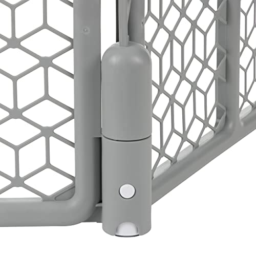 Evenflo Versatile Play Space Adjustable Play Area, 8-Panel (Cool Gray) #TOP1
