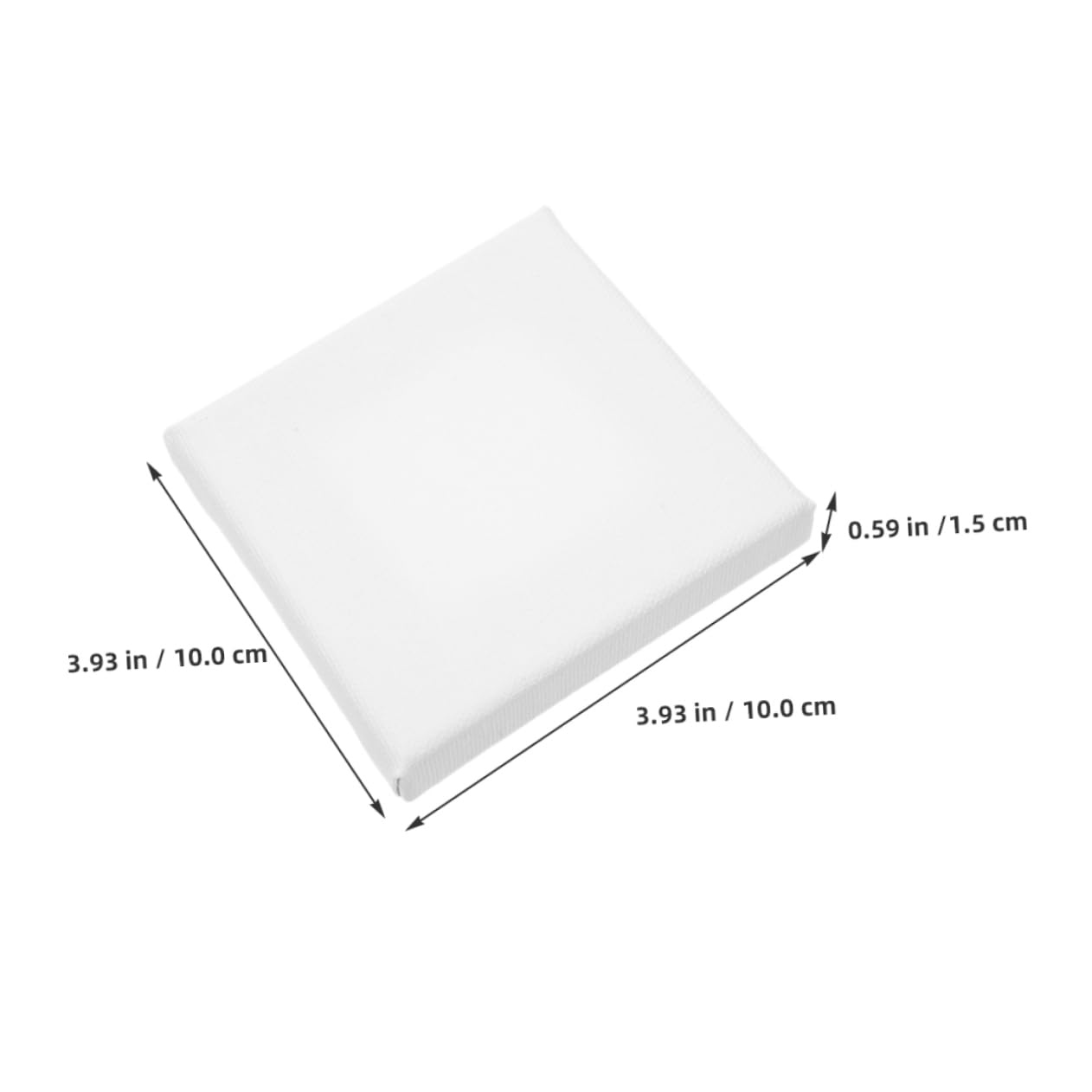 SEWACC 24 Stück Teiliges Mini Kleine Baumwoll Leinwände Leichte Tragbare Malplatten für DIY Kunstprojekte Wiederverwendbar für Zuhause und Reisen