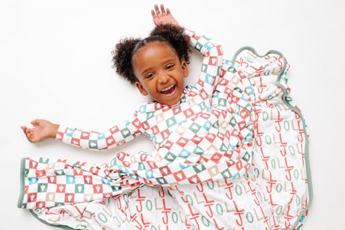 Image of Copper Pearl Jumbo 3-Layer Baby Blanket: Soft Baby Quilts for Boys and Girls | Breathable, Cozy, Toddler Blanket | Baby Quilt for Newborns | 60x72 Premium Material | Jolly