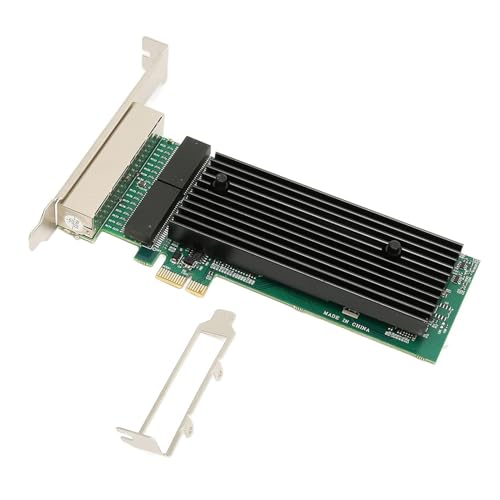 Image of PCI-E Four Port Gigabit LAN Card for Servers & Desktops | Intel 82576 Chipset, Quad Port Giga LAN Card PCIe x1