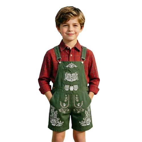Pantalon cuir garçon Oktoberfest costume traditionnel enfant idéal pour fêtes et kermesses