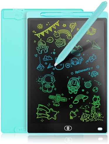 Genialba LCD Writing Board 16 Inches, Colourful Electronic Tablet...