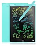 Genialba 12 inch LCD Writing Tablet - Colorful Screen Drawing Board for 2-7 Year Old Boys & Girls - Educational Toys for Birthday & Christmas (Blue)