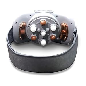 BianStone Stomach Massager, Electric Abdominal Kneader with 5 Modes and 3 Levels of Intensity, 2000 MAh Long Battery Life, Relief of Abdominal, Back, Neck and Leg Pains