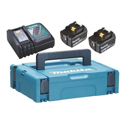 Makita 197624-2 Power Source Kit 18V 5 Ah Schwarz