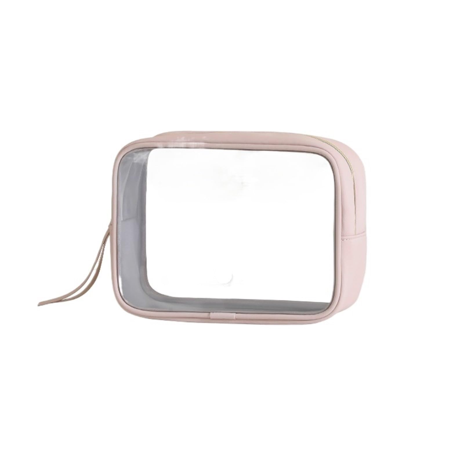 Bolsas Neceser Transparente Neceser portátil for Viajes de Negocios, cosméticos, Transparente(Pink L)