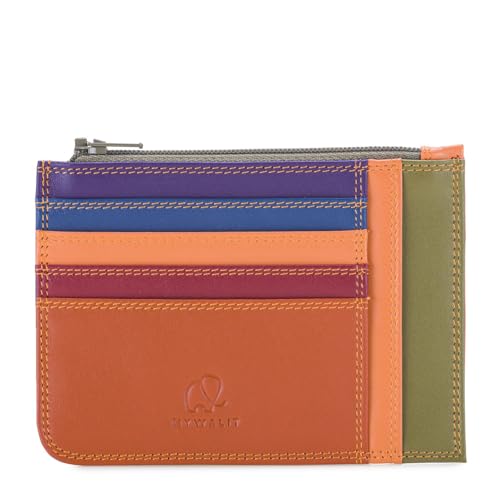 mywalit Slim Leather Credit Card Holder | 4 Card Slot with Coin Purse | Zipped ID Window & Note Section | Lucca | Stylish & Compact Accessory for Men & Women | Perfect for Everyday Use