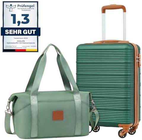 COOLIFE Maleta Cabina 55x35x20 para Ryanair & Easyjet, Bolsa de V...