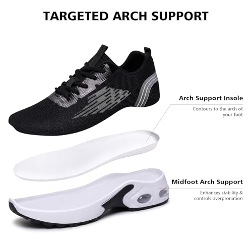 Image of Padgene Womens Sneakers Lightweight Tennis Walking Shoes Sports Running Shoes for Woman Mesh Breathable Gym Fashion Sneakers Athletic Comfortable Casual