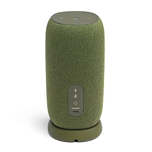 Image of JBL Link Portable 360 Degree Wi-Fi & Bluetooth Wireless Streaming Speaker with 8 Hours Playtime, IPX7 Waterproof and Voice Assistance Integrated (Green)