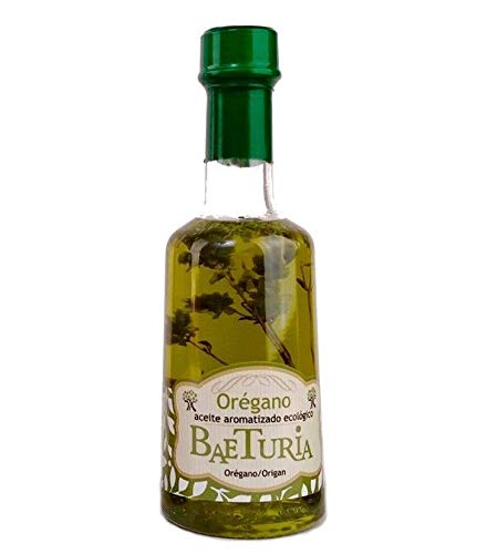 Baeturia - Aceite de Oliva Virgen Extra Ecológico Aromatizado con Orégano - 250ml Cover