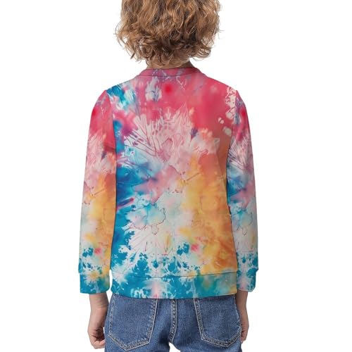 Tie DyeChildren's Casual Pullover Sweatshirt Loose Fit7-9Y2