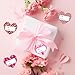 Anwyll Happy Valentine's Day Heart Name Gift Tags Stickers 120Pcs 2Inch to from Gift Tags Stickers Self-Adhesive Colorful Gift Tag Label Sticker for Envelope Present Galentines Mothers Day Birthday