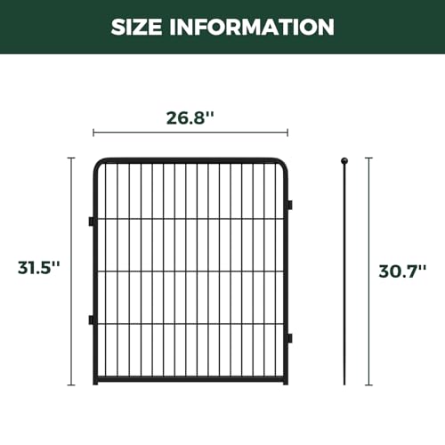 Image of FXW Homeplus Indoor Dog Playpen, 32 inch H, 2 Panels, for Small & Medium Dogs