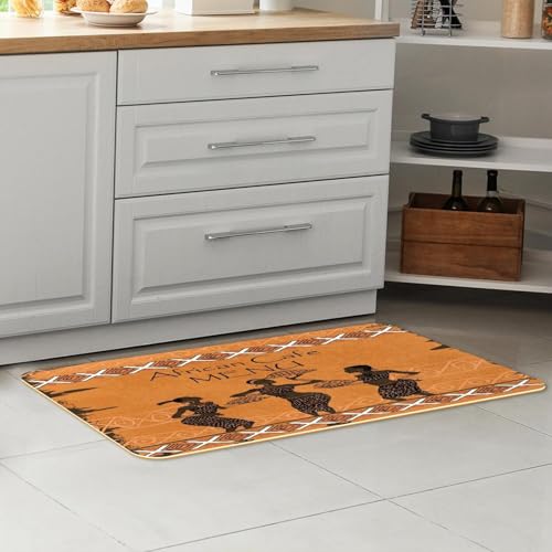 Tapete de cocina de 2 piezas VAPOKF de cofre africano 7