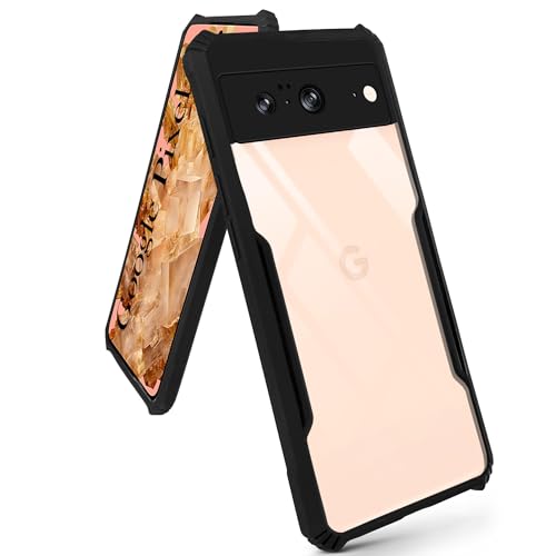 Image of Jkobi Back Case Cover for Google Pixel 8 (Polycarbonate Clear Panel with Shockproof | Professional Black)