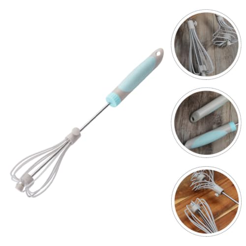 jojofuny Manual Rotary Egg Beater with Ergonomic Handle and Sturdy Nylon Metal Construction, Portable Handheld Egg Stirrer for Restaurants and Bakeries Kitchen Use - Image 8