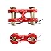 Bekith 6 Pack 5/16 Inch Safety Chain Repair Link, Zinc Plated G70 Forged Twin Clevis Link, Heavy Duty Trailer Tie Down Links Double Clevis Link for Transport Use, 3900lbs Working Load Limit