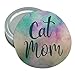 Cat Mom Colorful Round Rubber Non-Slip Jar Gripper Lid Opener