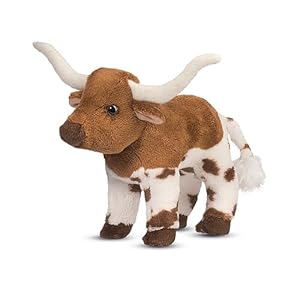 Douglas Zeb Texas Longhorn Bull Plush Stuffed Animal
