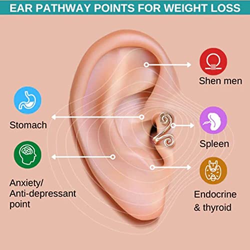 Zunis Akupressur Ohrringe zum Abnehmen magnetische Akupressur Ohrringe zum Abnehmen magnetische Lymphdrainage Ohrringe zur Gewichtsabnahme Unisex nicht – vue 3