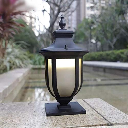 E27 Led Zewnętrzny Ogród Oświetlenie Krajobrazu Kolumna Lampa Czołowa Wodoodporna Europejska Aluminiowa Kinkiet Oświetlenie Zewnętrzne
