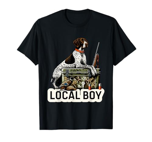 Local Boy German Shorthaired Pointer Dog Duck Hunting T-Shirt