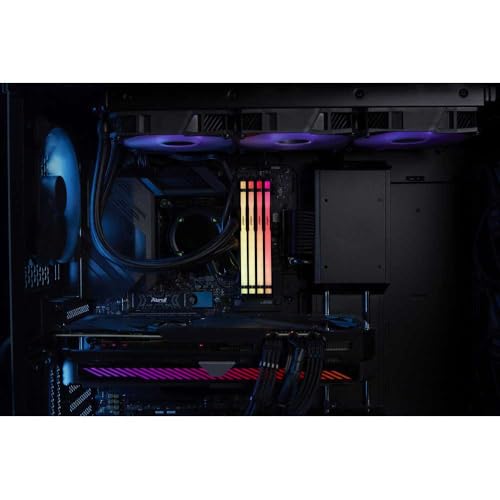 Image of Kingston Fury Beast Black RGB XMP 16GB 6000MT /s DDR5 CL30 DIMM Desktop Gaming Memory Kit of 2 - KF560C30BBAK2-16