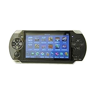 LEE.STAR BLACK PSP gaming console with Music, Alarm, videos MD_011