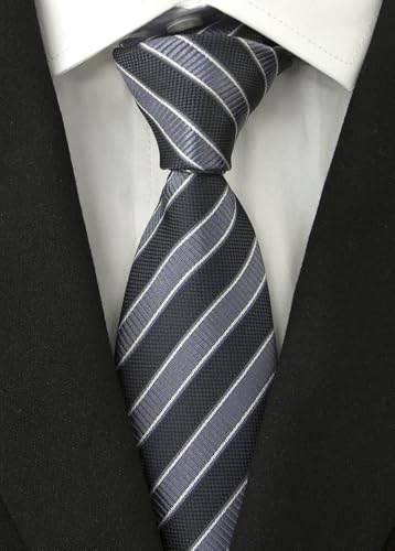 Image of Men's Necktie Classic Silk Tie Woven Jacquard Neck Ties 9 PCS