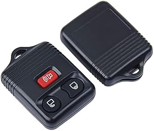 Big-Autoparts 2 Replacement Keyless Entry Remote Key Fob Clicker Transmitter for Ford 1998-2016 F-150 F-250 F-350, Mazda, Mercury, Lincoln - 3 Button