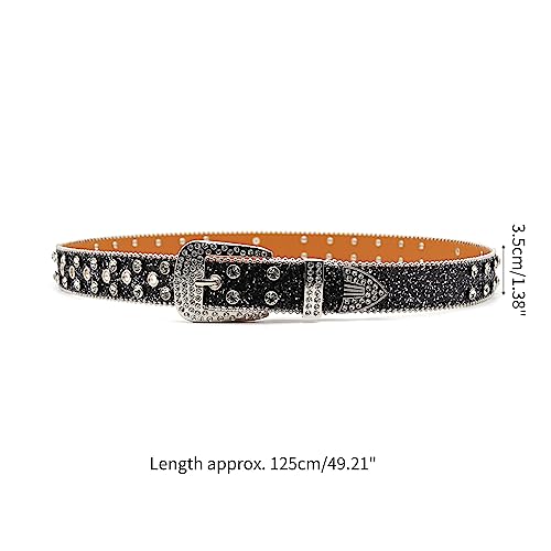 Punk Skull Decor Adult Waist Belt Luxurious Waist Belt Fashion Belts Adjustable Buckle Belt for Nightclub3