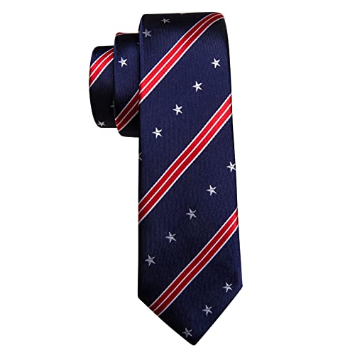 Image of Barry.Wang Boys Ties School Pre-Tied Kids Necktie Handkerchief Clip Set Uniforms Child Ties for 8-14 Years Wedding Party