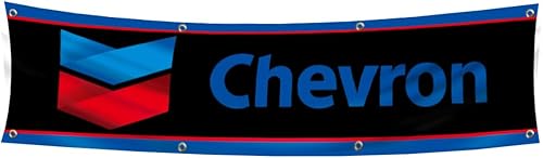 Bandera de cheurón, bandera de gasóleo, bandera de 2 x 8 pies, para decoración de pared de garaje