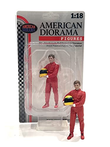 Figura Racing Legend 1980s para modelo escala 1:18