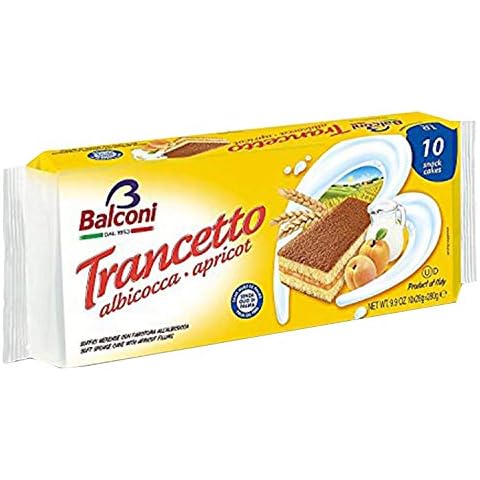 Balconi Trancetto Apricot 10 Snack Cakes 9.9 oz, 2 Packs Cover