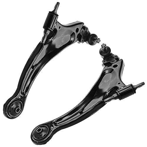 Image of Detroit Axle - Front End 10pc Suspension Kit for 1998-2003 Toyota Sienna 2 Lower Control Arms w /Ball Joints 4 Tie Rods 2 Sway Bars 2 Boots w /Bellows & Locking C-Clamps 1999 2000 2001 2002 Replacement