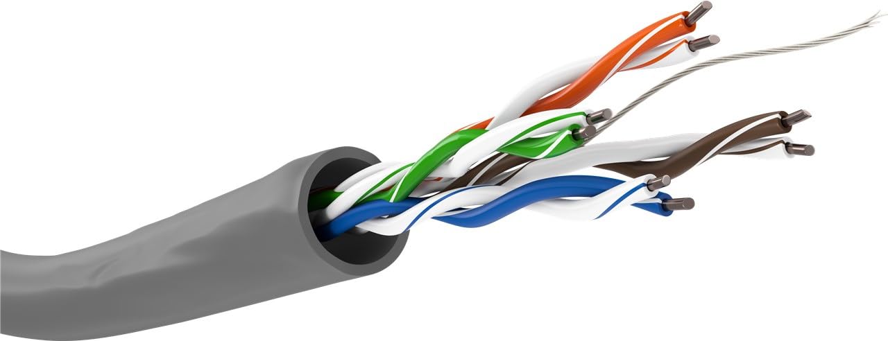 Goobay CAT 5e Network U/UTP CCA Cable, 100 Meter Length, Grey :  Amazon.co.za: Electronics