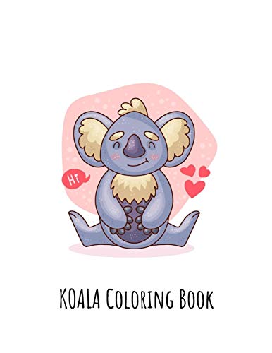 Koala Coloring Book: Koala Toy Gifts for Toddlers, Kids ages 4-8, Girls Ages 8-12 or Adult Relaxation | Cute Stress Relief Animal Birthday Coloring Book Made in USA image 3