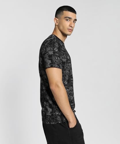 Image of Puma Men's Printed Slim Fit T Shirt