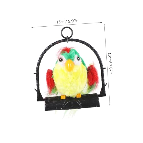 Jouet perroquet interactif UKCOCO pour stimuler la parole des enfants timides ou calmes - 2
