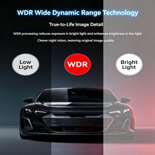 VANTREEGAO 3-Inch 1080P HD Dash Cam for Cars, Wide-Angle Driving Recorder with Night Vision, Loop Recording (Black) - image 7