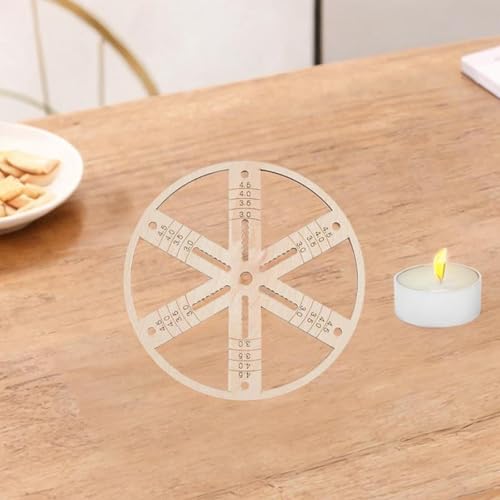 Herramienta para centrar mechas de vela de madera miniatura 7