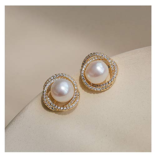 Boucles d'oreilles perle femme pour look rétro chic au quotidien et en soirée