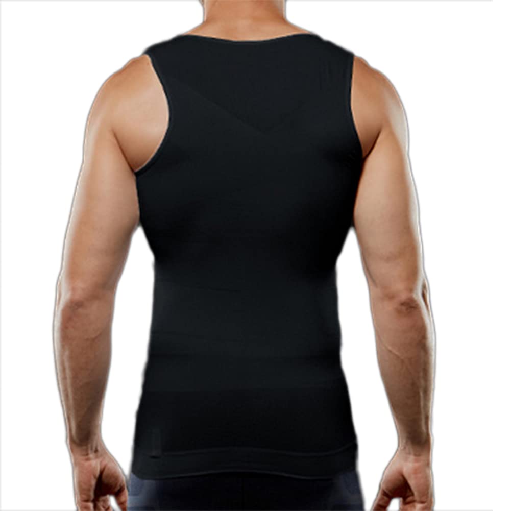 Camiseta Moldeadora Reductora de Efecto Adelgazante para Hombre Compresión Chaleco Invisible Adelgazantes Abdomen Ropa Interior
