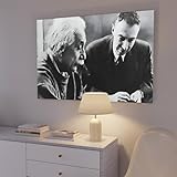 Albert Einstein & Oppenheimer, Atomic Bomb, Canvas Poster Bedroom Decor Landscape Office Room Decor Gift 08x12inch(20x30cm) - Image 7